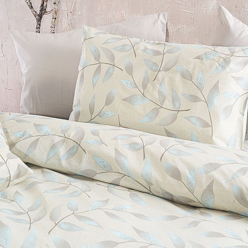 Μαξιλαροθήκες Ζευγάρι Next Demetra Μπεζ - Rythmos