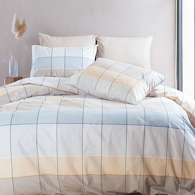 Σετ Κουβερλί Υπέρδιπλο Next Colette Γκρι-Γαλάζιο - Rythmos