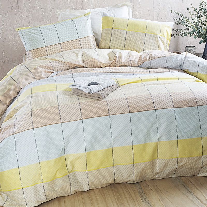 Σετ Πάπλωμα Υπέρδιπλο Next Colette Κίτρινο-Γαλάζιο - Rythmos