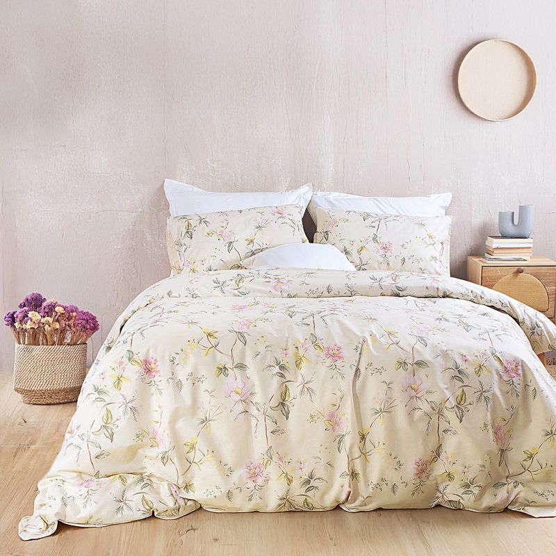 Σετ Σεντόνια Υπέρδιπλα Next Benetita Εκρού - Rythmos