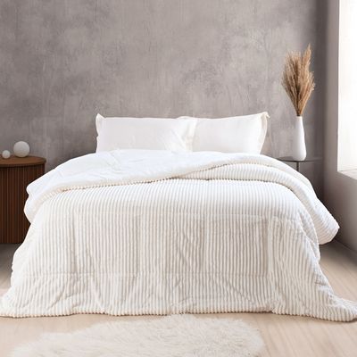 Κουβερτο-Πάπλωμα Υπέρδιπλο Etoile Λευκό - Rythmos Κουβερτο-Πάπλωμα Υπέρδιπλο Etoile Λευκό - Rythmos