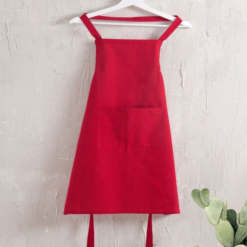 Ποδιά Ολόσωμη Daily Κόκκινη - Rythmos