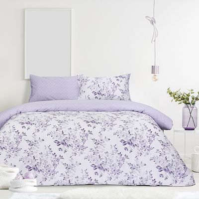 Σετ Παπλωματοθήκη Μονή Cotton 100% Garden View - Kocoon