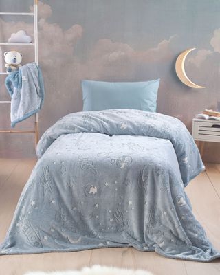 Κουβέρτα Fleece Flannel Φωσφοριζέ Μονή Oddity - Rythmos Κουβέρτα Fleece Flannel Φωσφοριζέ Μονή Oddity - Rythmos