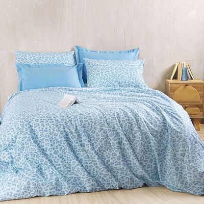 Σετ Κουβερλί Υπέρδιπλο Nova Nala Μπλε - Rythmos