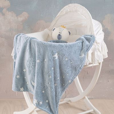 Κουβέρτα Fleece Flannel Φωσφοριζέ Αγκαλιάς Oddity - Rythmos