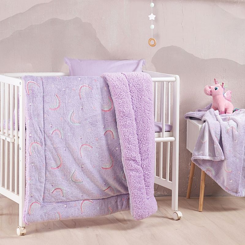 Κουβερτο-Πάπλωμα Φωσφοριζέ Κούνιας Nelie - Rythmos