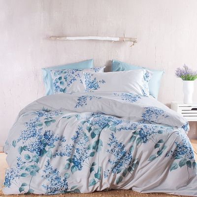 Σετ Κουβερλί Υπέρδιπλο Symbol Eve Μπλε - Rythmos