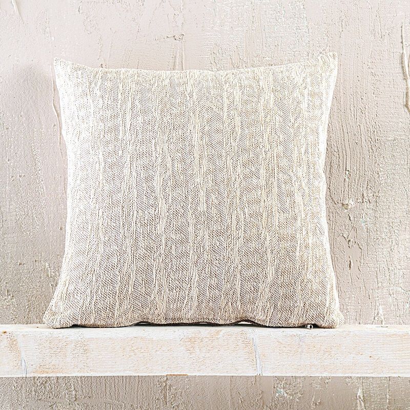 Μαξιλαροθήκη Φιγούρας Apertius Μπεζ - Rythmos Home