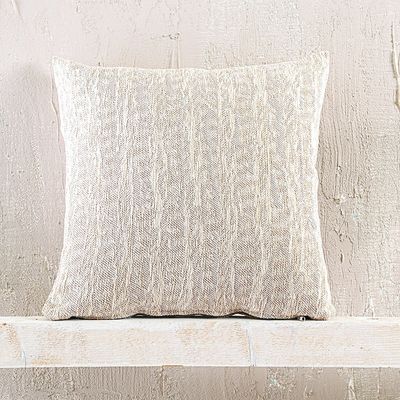 Μαξιλαροθήκη Φιγούρας Apertius Μπεζ - Rythmos Home