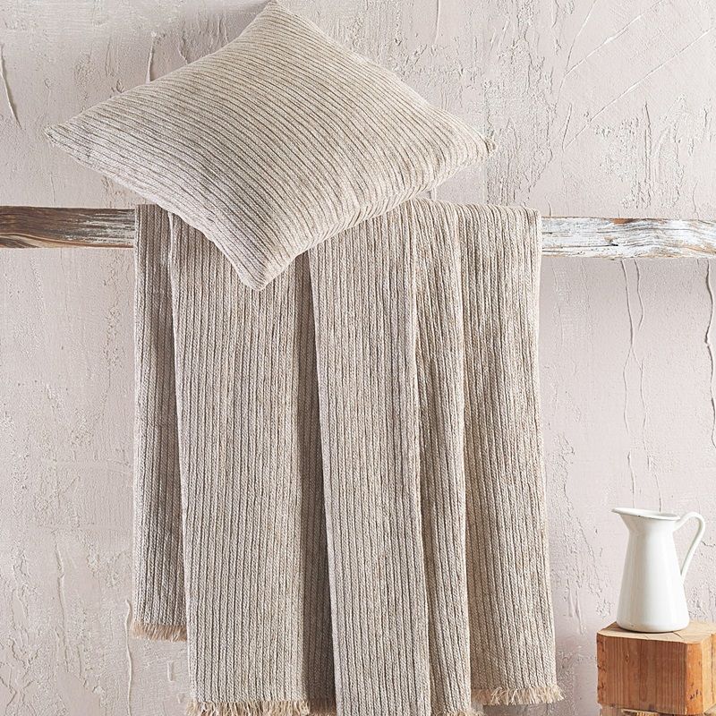 Σετ Ριχτάρια Διθέσιο &amp; Τριθέσιο Hansel Ανοιχτό Μπεζ - Rythmos