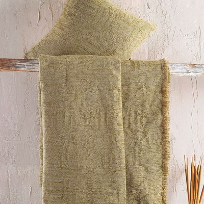 Ριχτάρι Τριθέσιο Melie Χρυσό-Λαδί  - Rythmos