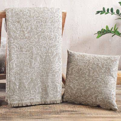 Σετ Ριχτάρια Διθέσιο &amp; Τριθέσιο Bianco Μπεζ - Rythmos