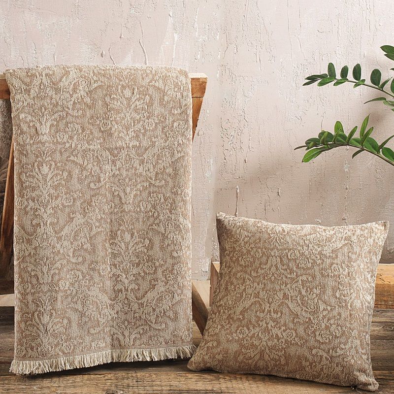 Σετ Ριχτάρια Διθέσιο &amp; Τριθέσιο Bianco Καφέ - Rythmos