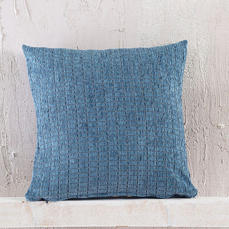 Μαξιλαροθήκη Φιγούρας Corvet Μπλε - Rythmos Home