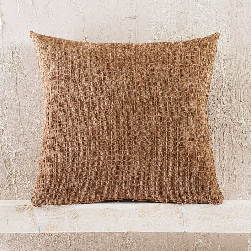 Μαξιλαροθήκη Φιγούρας Corvet Καφέ - Rythmos Home