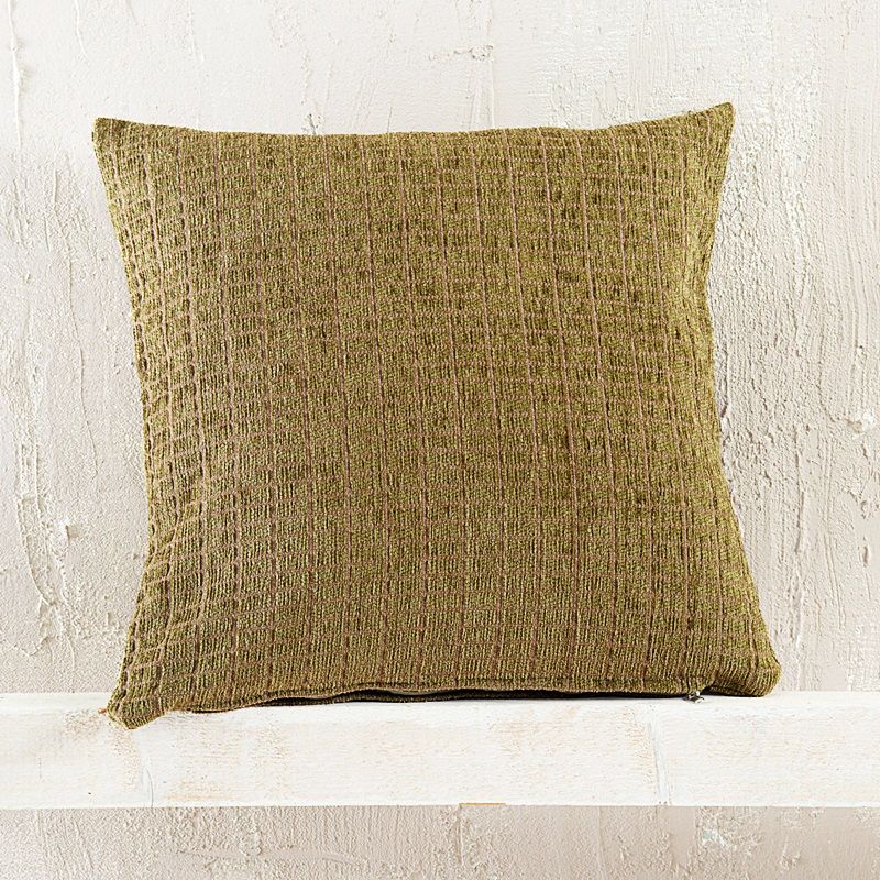 Μαξιλαροθήκη Φιγούρας Corvet Λαδί - Rythmos Home