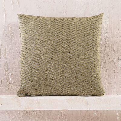 Μαξιλαροθήκη Φιγούρας Yard Λαδί - Rythmos Home