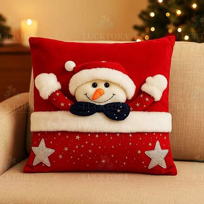 Μαξιλαροθήκη Φιγούρας Απλικέ Λούτρινο L105 - Home Classic