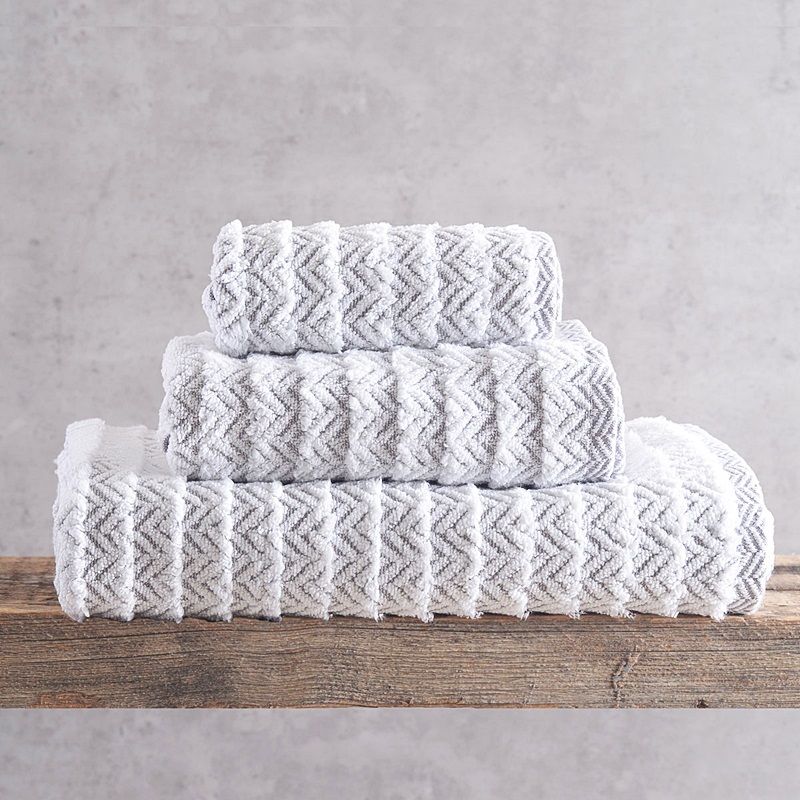 Σετ 5 τεμ. Πετσέτες Thiva Λευκό - Rythmos