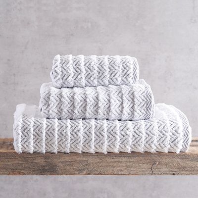 Σετ 5 τεμ. Πετσέτες Thiva Λευκό - Rythmos