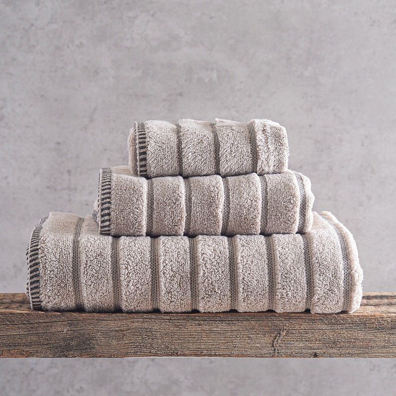 Σετ 3 τεμ. Πετσέτες Pyramid Μπεζ - Rythmos