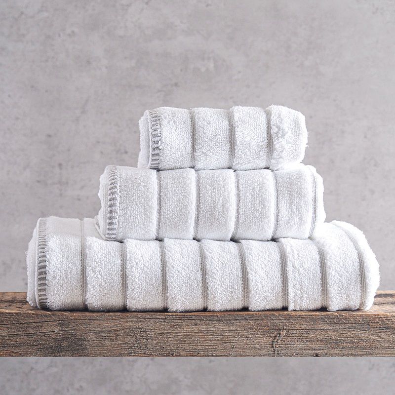 Σετ 5 τεμ. Πετσέτες Pyramid Λευκό - Rythmos