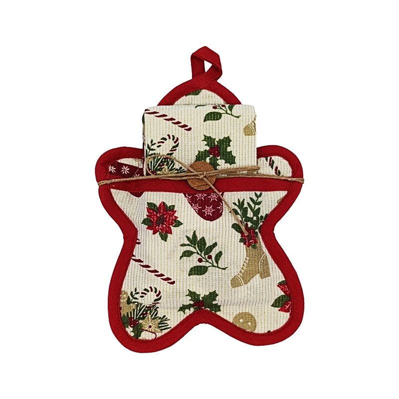 Σετ 2 τεμ. Πιάστρα-Ποτηρόπανο 73202 - Ilis Home