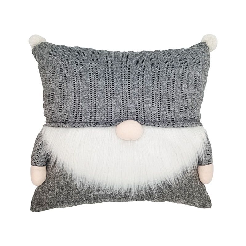 Μαξιλαροθήκη Φιγούρας Απλικέ-Κέντημα 2033 CC Γκρι - Ilis Home
