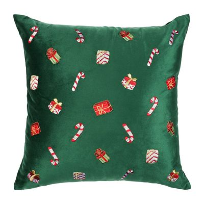 Μαξιλαροθήκη Φιγούρας Κέντημα 90105 Πράσινο - Ilis Home