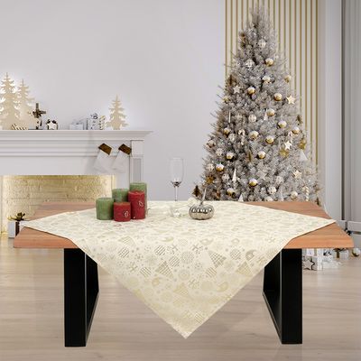 Τραβέρσα Lurex 45Χ140 εκ. Μαρία Εκρού - Ilis Home Τραβέρσα Lurex 45Χ140 εκ. Μαρία Εκρού - Ilis Home