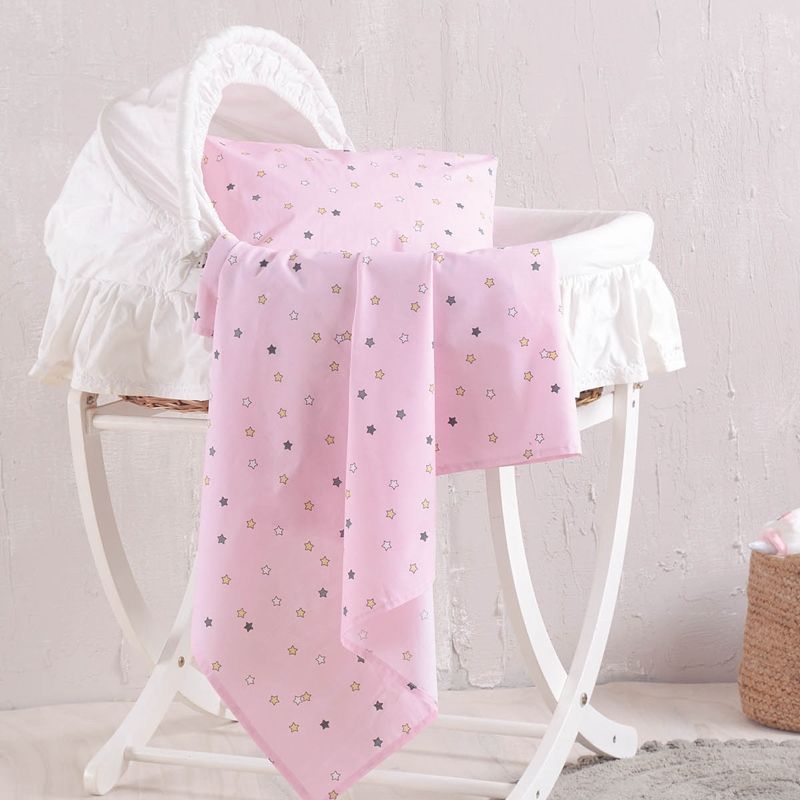 Σεντόνι Λίκνου Blaze Ροζ - Rythmos