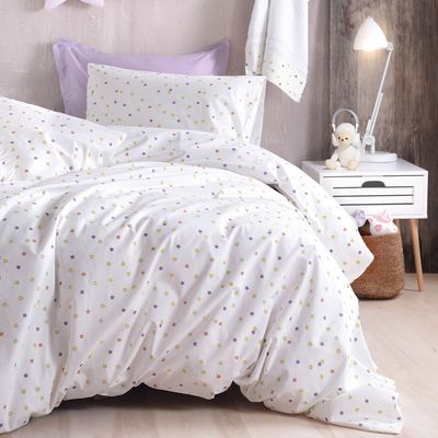 Σετ Παπλωματοθήκη Μονή Blaze Λευκό - Rythmos