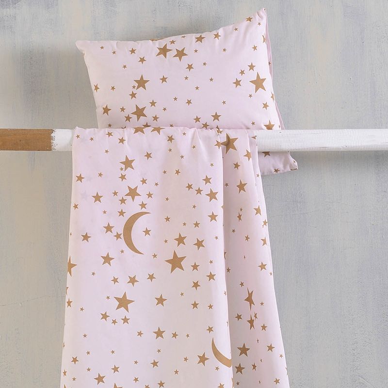 Σετ Προίκας Κούνιας 5 τεμ. Moonlight Ροζ - Rythmos