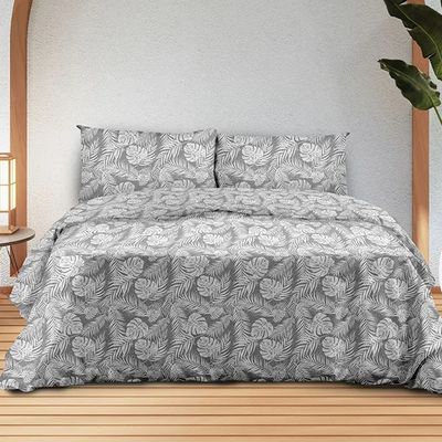 Σετ Σεντόνια Μονά Φανέλα 160Χ260 εκ. 3038 Gray - Sunshine