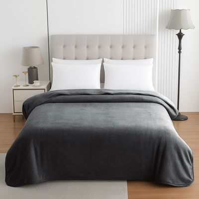 Κούβερτα Βελουτέ Μονή 160Χ220 εκ. Gray - Le Blanc