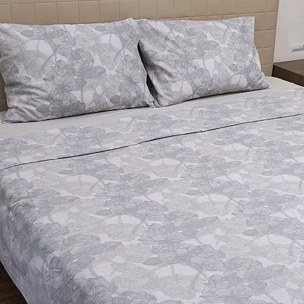 Σετ Σεντόνια Υπέρδιπλα 2032 Gray Βαμβάκι 100% - Sunshine