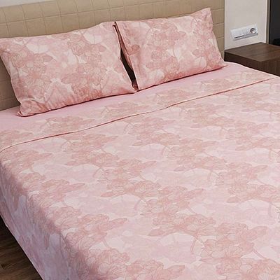 Σετ Σεντόνια Υπέρδιπλα 2032 Pink Βαμβάκι 100% - Sunshine