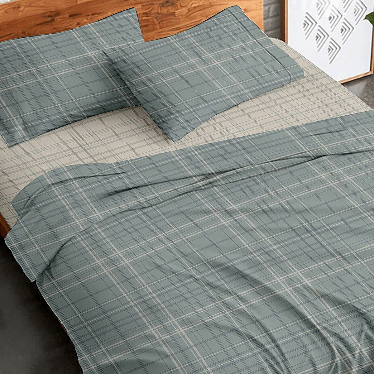 Σετ Σεντόνια Μονά Φανέλα 160Χ260 εκ. 2066 Gray - Sunshine