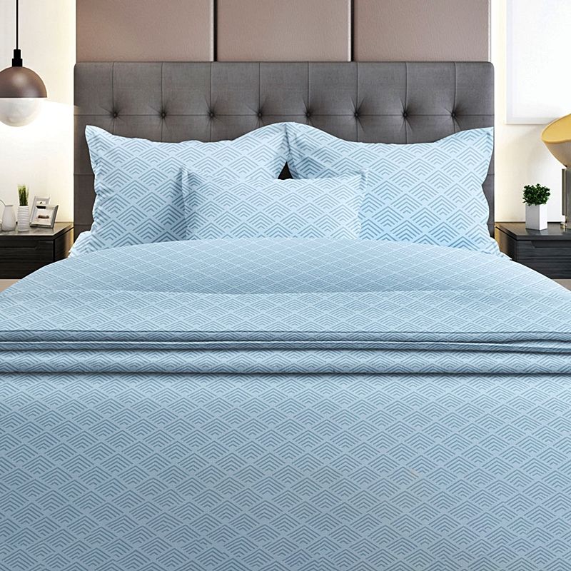 Σετ Σεντόνια Διπλά Φανέλα 200Χ260 εκ. 2048 Blue - Sunshine