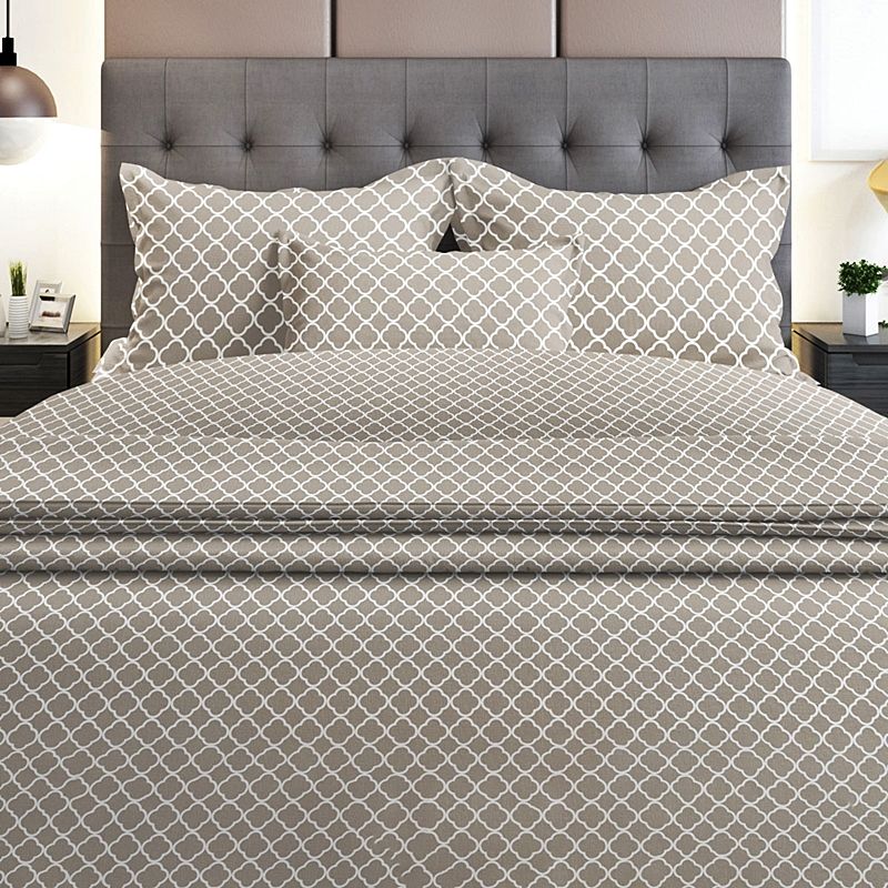 Σετ Σεντόνια Διπλά Φανέλα 200Χ260 εκ. 530 Gray - Sunshine