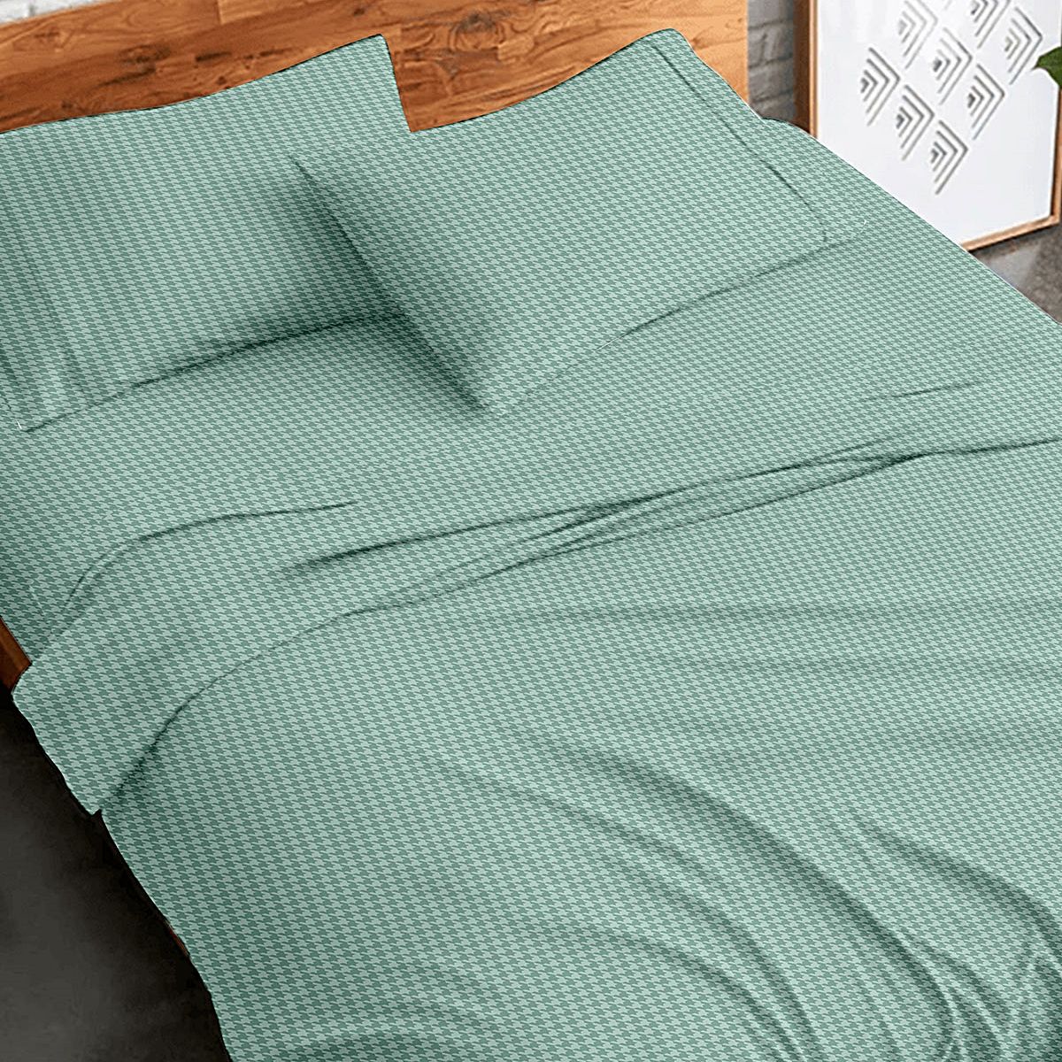 Σετ Σεντόνια Διπλά Φανέλα 200Χ260 εκ. 2064 Aqua - Sunshine