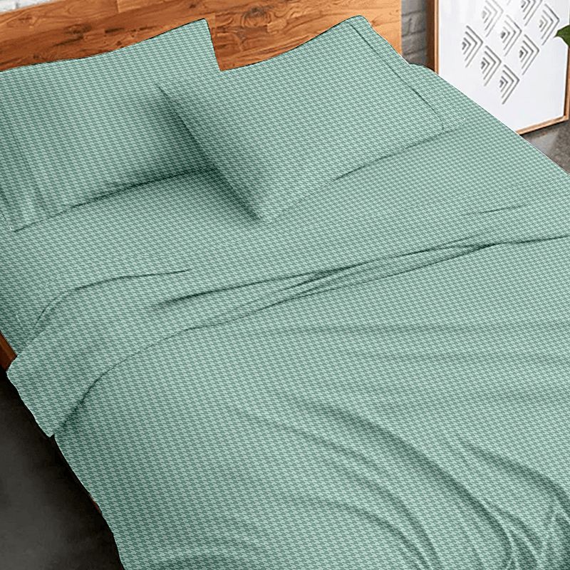 Σετ Σεντόνια Υπέρδιπλα Φανέλα 230Χ250 εκ. 2064 Aqua - Sunshine