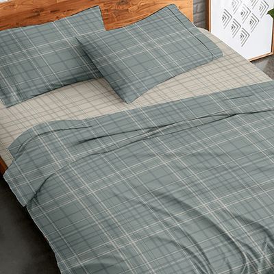 Σετ Σεντόνια Υπέρδιπλα Φανέλα 230Χ250 εκ. 2066 Gray - Sunshine