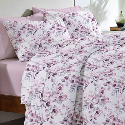 Παπλωματοθήκη Υπέρδιπλη Menta 560 Lilac - Sunshine Παπλωματοθήκη Υπέρδιπλη Menta 560 Lilac - Sunshine