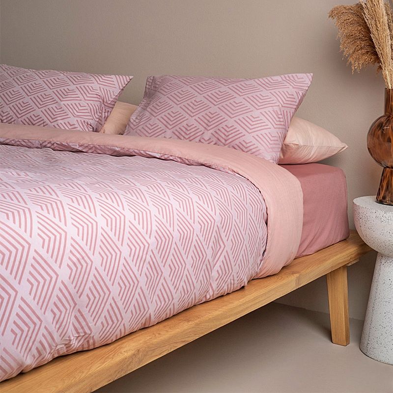 Σετ Σεντόνια Υπέρδιπλα 235Χ270 εκ. CF 2048 Pink - Sunshine