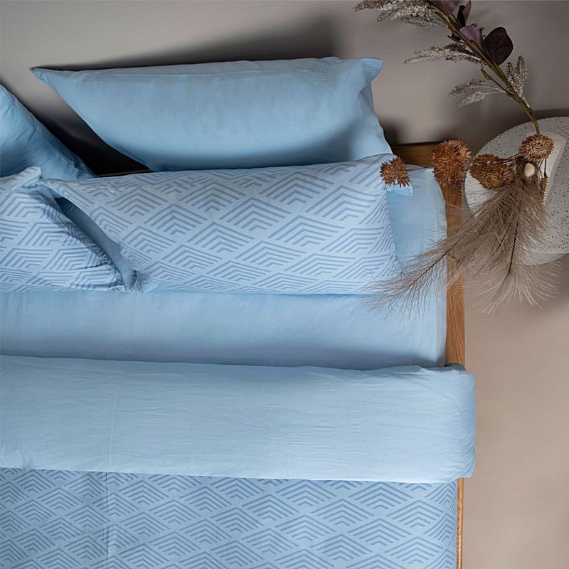 Σετ Σεντόνια Υπέρδιπλα 235Χ270 εκ. CF 2048 Blue - Sunshine