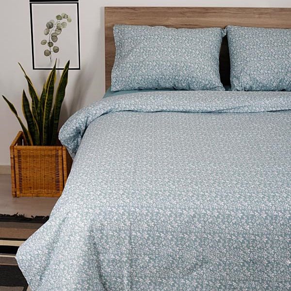 Παπλωματοθήκη Μονή 170Χ250 εκ. Cotton Feelings 920 Aqua - Sunshine