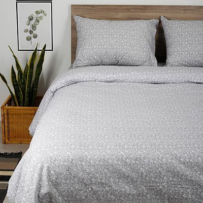 Παπλωματοθήκη Μονή 170Χ250 εκ. Cotton Feelings 920 Gray - Sunshine