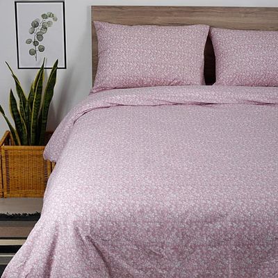 Παπλωματοθήκη Υπέρδιπλη 230Χ250 εκ. Cotton Feelings 920 Pink - Sunshine